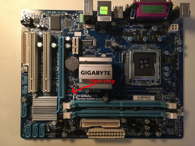 Connect ch341a USB programmer