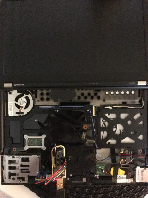 ch341a USB programmer connected